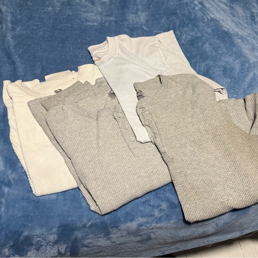 Set of four undershirts for work
